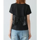 スパンコールビスチェ付きカットトップス | ROPE' PICNIC | 詳細画像18 