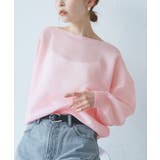 ピンク(63) | スポンジシアーニットプルオーバー | ROPE' PICNIC