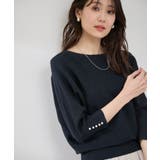 アンジェリーナ7分袖パールドルマンニット | ROPE' PICNIC | 詳細画像14 