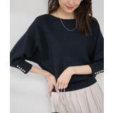 アンジェリーナ7分袖パールドルマンニット | ROPE' PICNIC | 詳細画像15 