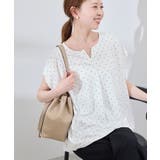 カットジョーゼットスキッパートップス | ROPE' PICNIC | 詳細画像15 