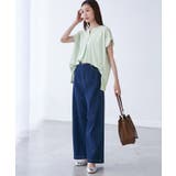 カットジョーゼットスキッパートップス | ROPE' PICNIC | 詳細画像6 