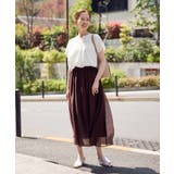 カットジョーゼットスキッパートップス | ROPE' PICNIC | 詳細画像9 