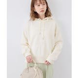 オフホワイト(15) | アソートロゴ刺繍裏毛フーディー | ROPE' PICNIC