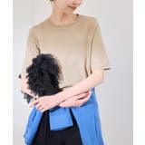 【洗濯機OK】LEVITAハーフスリーブニットプルオーバー | ROPE' PICNIC | 詳細画像1 