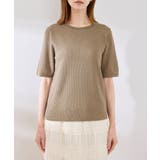 【洗濯機OK】LEVITAハーフスリーブニットプルオーバー | ROPE' PICNIC | 詳細画像16 