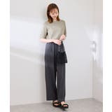 【洗濯機OK】LEVITAハーフスリーブニットプルオーバー | ROPE' PICNIC | 詳細画像2 