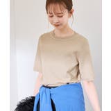 【洗濯機OK】LEVITAハーフスリーブニットプルオーバー | ROPE' PICNIC | 詳細画像9 