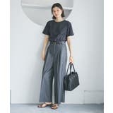 【UVカット・接触冷感・汗染み加工】フレンチロゴプリントTシャツ | ROPE' PICNIC | 詳細画像3 