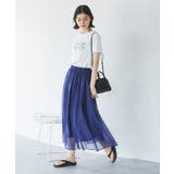 【UVカット・接触冷感・汗染み加工】フレンチロゴプリントTシャツ | ROPE' PICNIC | 詳細画像6 