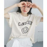 袖フリルカレッジロゴTシャツ | ROPE' PICNIC | 詳細画像10 