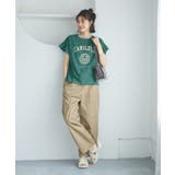 袖フリルカレッジロゴTシャツ | ROPE' PICNIC | 詳細画像11 