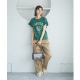 袖フリルカレッジロゴTシャツ | ROPE' PICNIC | 詳細画像12 