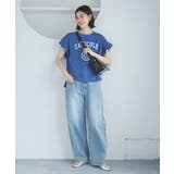 袖フリルカレッジロゴTシャツ | ROPE' PICNIC | 詳細画像17 