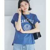 袖フリルカレッジロゴTシャツ | ROPE' PICNIC | 詳細画像18 