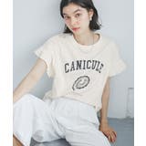 袖フリルカレッジロゴTシャツ | ROPE' PICNIC | 詳細画像8 
