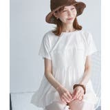 シャーリングビスチェ風ドッキングカットトップス | ROPE' PICNIC | 詳細画像12