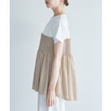 シャーリングビスチェ風ドッキングカットトップス | ROPE' PICNIC | 詳細画像21