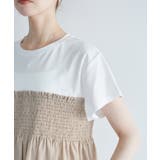 シャーリングビスチェ風ドッキングカットトップス | ROPE' PICNIC | 詳細画像25