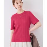 スカラップニットプルオーバー イージーケア UVカット | ROPE' PICNIC | 詳細画像15 