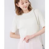 スカラップニットプルオーバー イージーケア UVカット | ROPE' PICNIC | 詳細画像8 