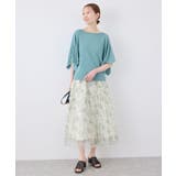 スカーフスリーブニット イージーケア UVカット | ROPE' PICNIC | 詳細画像15 