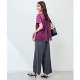 プリーツチュールドッキングTシャツ | ROPE' PICNIC | 詳細画像17 