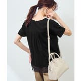 プリーツチュールドッキングTシャツ | ROPE' PICNIC | 詳細画像8 