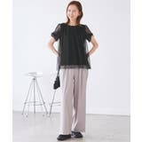 Cutee チュールドッキングツイストスリーブトップス/リンクコーデ | ROPE' PICNIC | 詳細画像3 