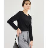 ハートネックリブジャケットインナー | ROPE' PICNIC | 詳細画像1 