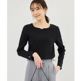 ハートネックリブジャケットインナー | ROPE' PICNIC | 詳細画像4 