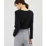 ハートネックリブジャケットインナー | ROPE' PICNIC | 詳細画像6 