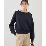 2WAYボートネック花柄ふくれジャガードプルオーバー | ROPE' PICNIC | 詳細画像13 