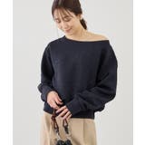 2WAYボートネック花柄ふくれジャガードプルオーバー | ROPE' PICNIC | 詳細画像16 