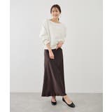 2WAYボートネック花柄ふくれジャガードプルオーバー | ROPE' PICNIC | 詳細画像2 