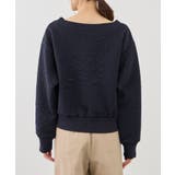 2WAYボートネック花柄ふくれジャガードプルオーバー | ROPE' PICNIC | 詳細画像29 