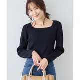 スクエアネックリブニット | ROPE' PICNIC | 詳細画像10 