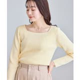 スクエアネックリブニット | ROPE' PICNIC | 詳細画像13 