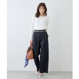 スクエアネックリブニット | ROPE' PICNIC | 詳細画像3 