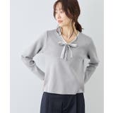 配色リボンパールニット | ROPE' PICNIC | 詳細画像13 