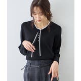 配色リボンパールニット | ROPE' PICNIC | 詳細画像4 