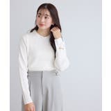 レースカラーニット | ROPE' PICNIC | 詳細画像11 