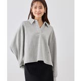 ライトグレー(08) | スキッパースウェット | ROPE' PICNIC