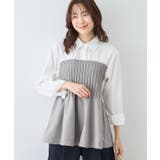 シャツドッキングペプラムニット | ROPE' PICNIC | 詳細画像11 