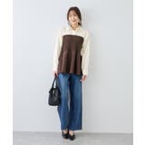 シャツドッキングペプラムニット | ROPE' PICNIC | 詳細画像14 