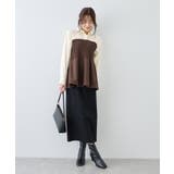 シャツドッキングペプラムニット | ROPE' PICNIC | 詳細画像18 