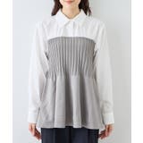 シャツドッキングペプラムニット | ROPE' PICNIC | 詳細画像21 