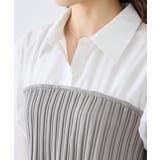 シャツドッキングペプラムニット | ROPE' PICNIC | 詳細画像25 