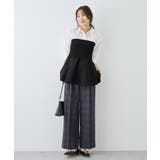 シャツドッキングペプラムニット | ROPE' PICNIC | 詳細画像3 