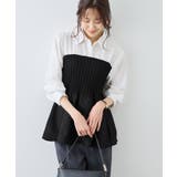 シャツドッキングペプラムニット | ROPE' PICNIC | 詳細画像5 